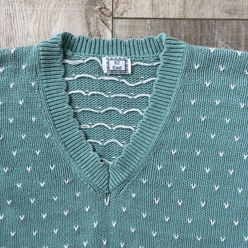 Vintage Floral Cottagecore Sweater Size M Granny Embroidered Feminine Spring - Picture 2 of 14